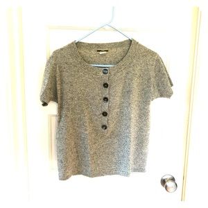 J. Crew Cashmere Short Sleeved Sweater